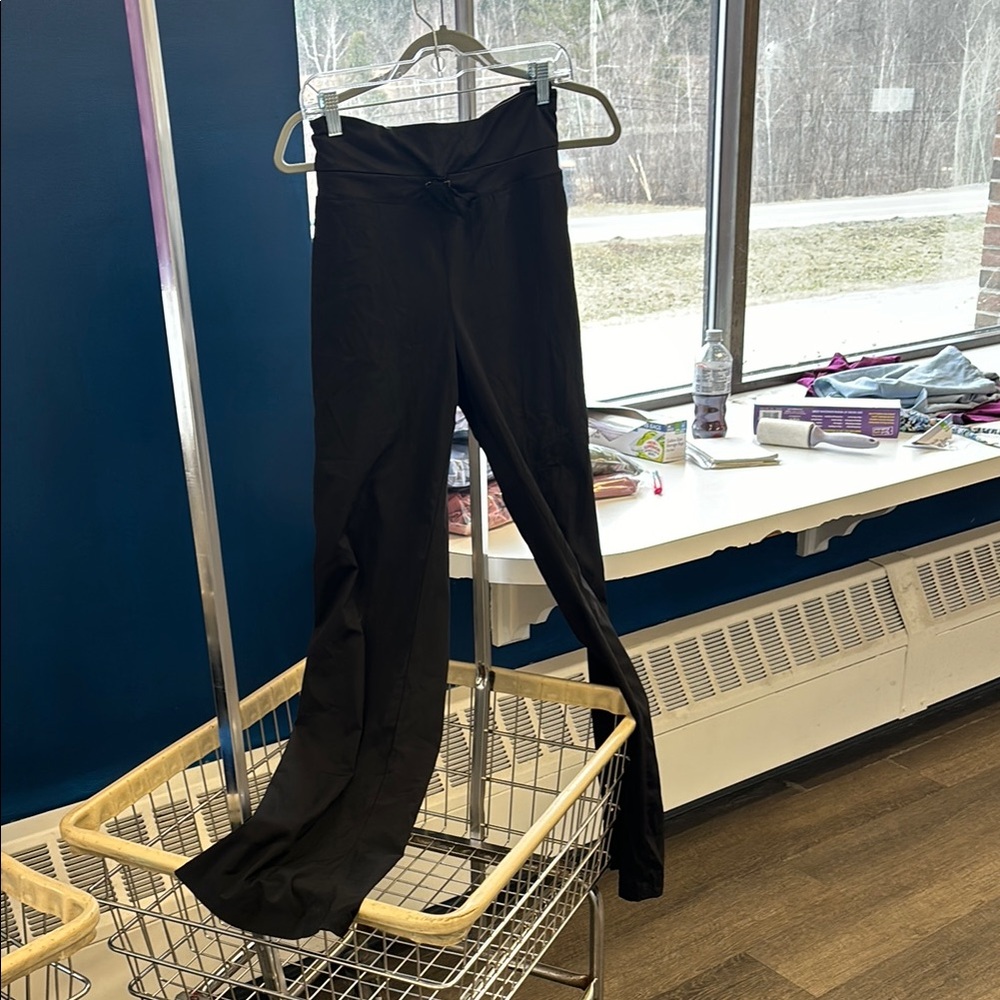 Black Flared scrub Pants